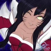 Ahri ~ Come closer! by oOAquaDreamOo