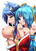 Everyone loves Ahri X Sona