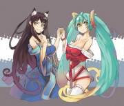 More Ahri x Sona you say?