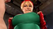 Cammy Cosplay boob reveal