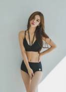 Hyun Jung (190421) Black Sport Bikini