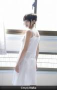 Natsumi Kamata in a translucent sundress