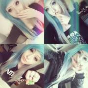 Bubblegum Blue via/moddedgirls