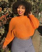 Orange Sweater