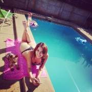 Tomando el sol