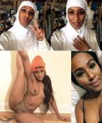 Somali girl with Hijab: Cute mode | Slut mode