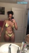 Thiccc Yellowbone Twitch Streamer Jazzberriie Showing Off Her New Bikini (OC)