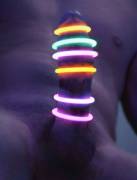 Glow in the dark cock rings