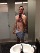 Boner in boxers