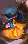 Charizard and Lucario [supplesee]