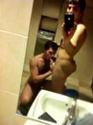 Public restroom fun