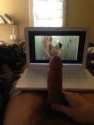 Watching gay porn