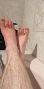 Go to shower after my football training