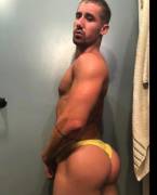 yellow thong