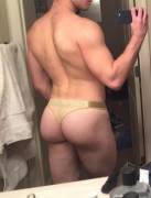 Gold Thong