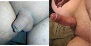 comparing my softie with my boner