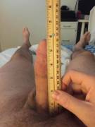 This is my penis measured [5.75"]