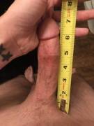 6.75” length 5” girth