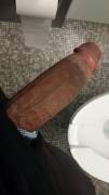 Hard dick at work