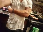 Forearm in the kitchen