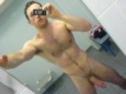 Showing off his bod