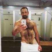 Pull the towel off