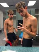 After working out