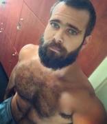 Hairy in the locker room (X-Post /r/insanelyhairymen)