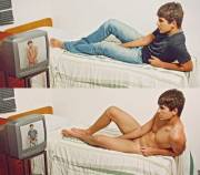 Vintage stud, relaxing