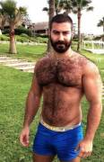 Hairy on holidays