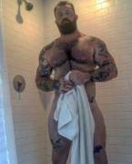 Muscular, Hairy and Tattooed (X-Post /r/hotguyswithtattoos