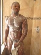 Lathered up