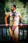 celebrating my independence from the tyranny of clothing 