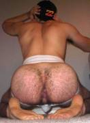 Big Round Hairy Ass