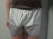 Got me some "silk" boxershorts