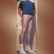 Silver leggings