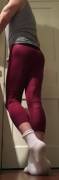 Rear in tights