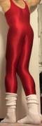 Red unitard