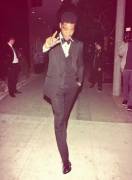 Scott Mescudi aka Kid Cudi looking sharp.