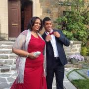 Seahawks QB Russell Wilson and his mom before the White House Correspondents Dinner