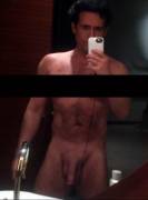 Singer Carlos Marín (Il Divo) flashing big cock