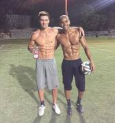 Indar Isaiah Smith and Matt Williams (@Matt5Williams) after a game of soccer