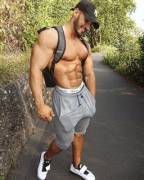 Amin Elkach (@Amin_Elkach) out on a hike