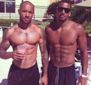 Athletes James Ellington and Alex Al-Ameen