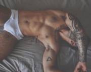 Sprawled out