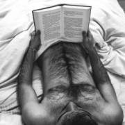 Reading in bed (X-Post /r/insanelyhairymen)