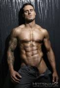 Jase Dean's pants are slipping off