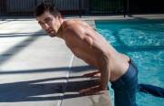 Coming out of the pool