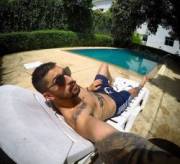 Laying in the sun