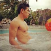In the spa